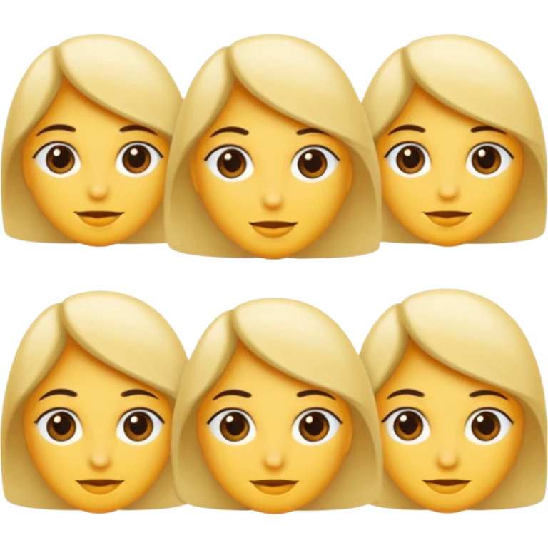 Saçları sarışın çok güzel ve çok uzun olan kadın emoji