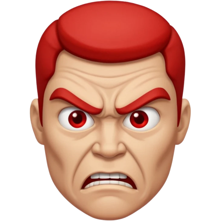 extemely mad face emoji