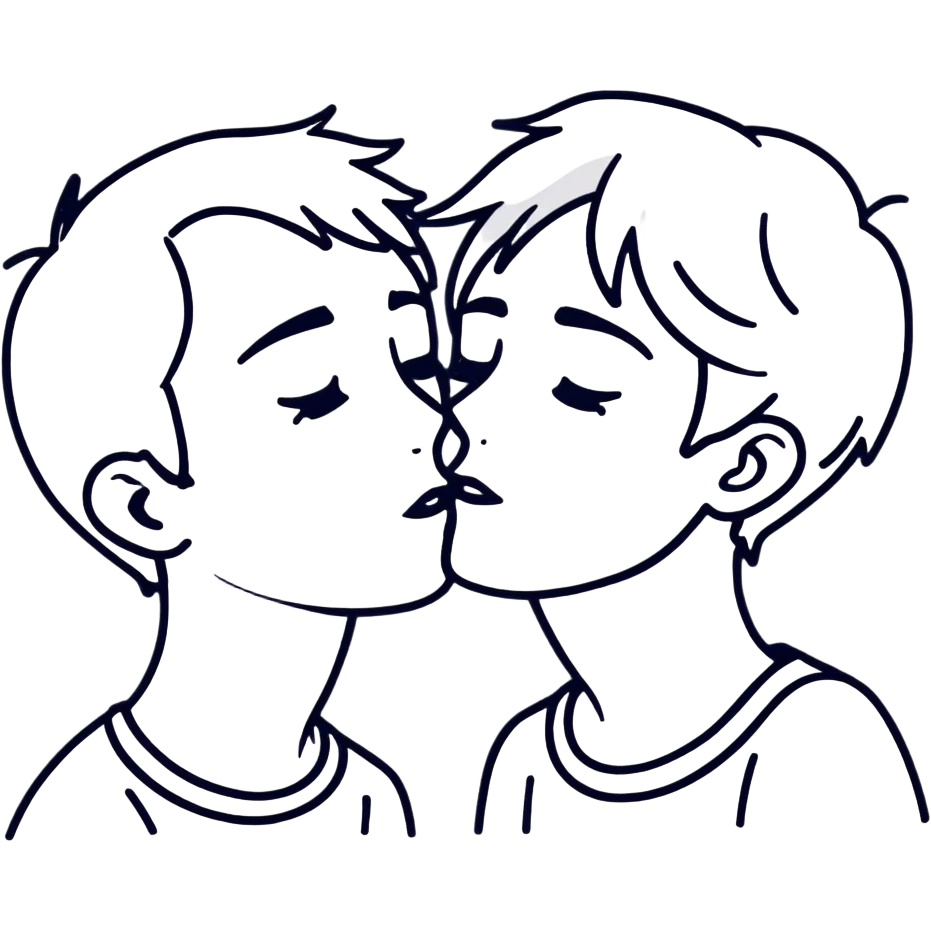 luca kissing lorenzo, daniela’s boyfriend emoji