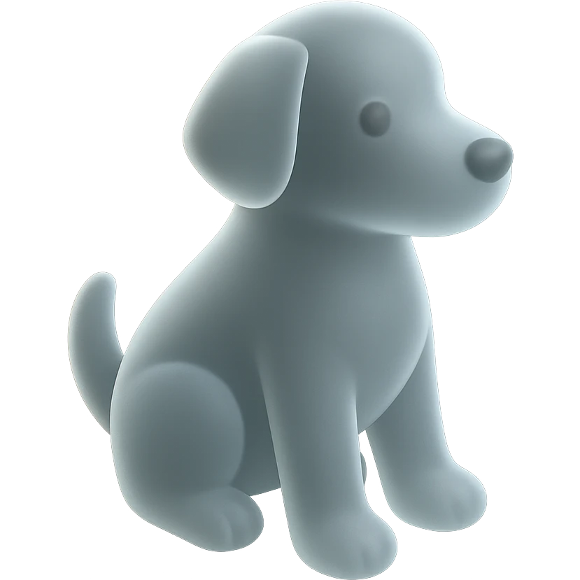 a dog emoji