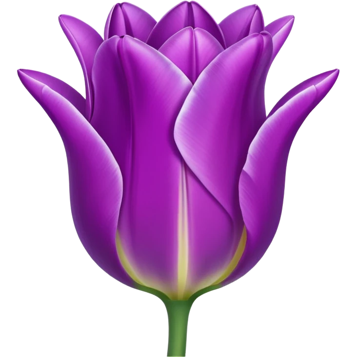Purple asthetic tulip emoji emoji