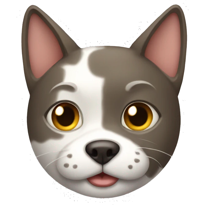 Gato y perro emoji