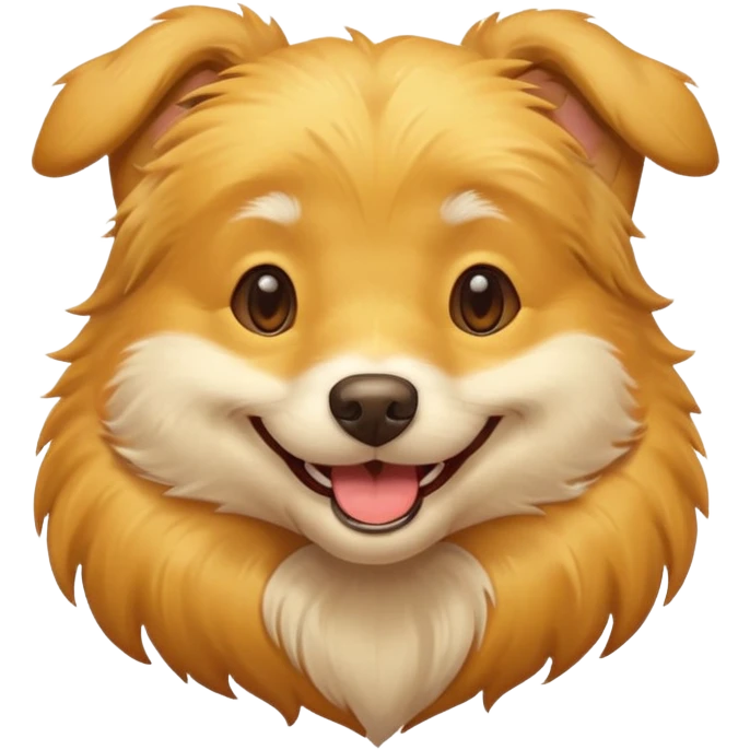 Śmiejący się pies emoji