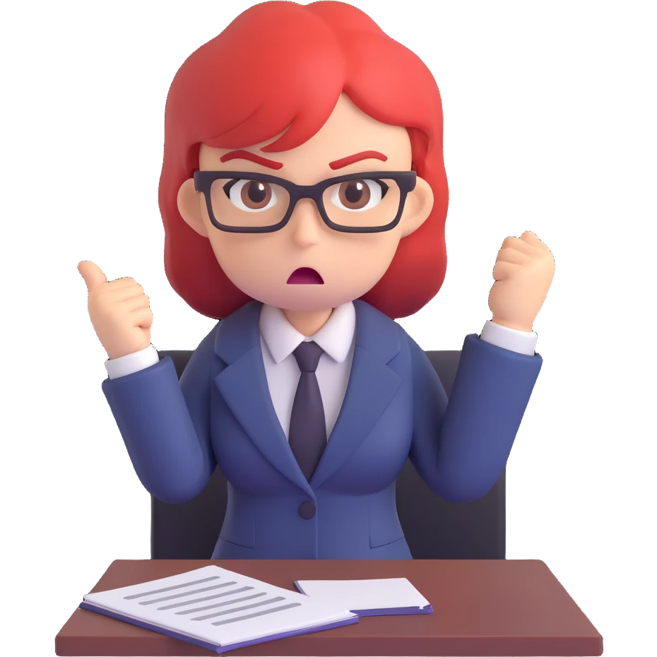 angry business secretary emoji