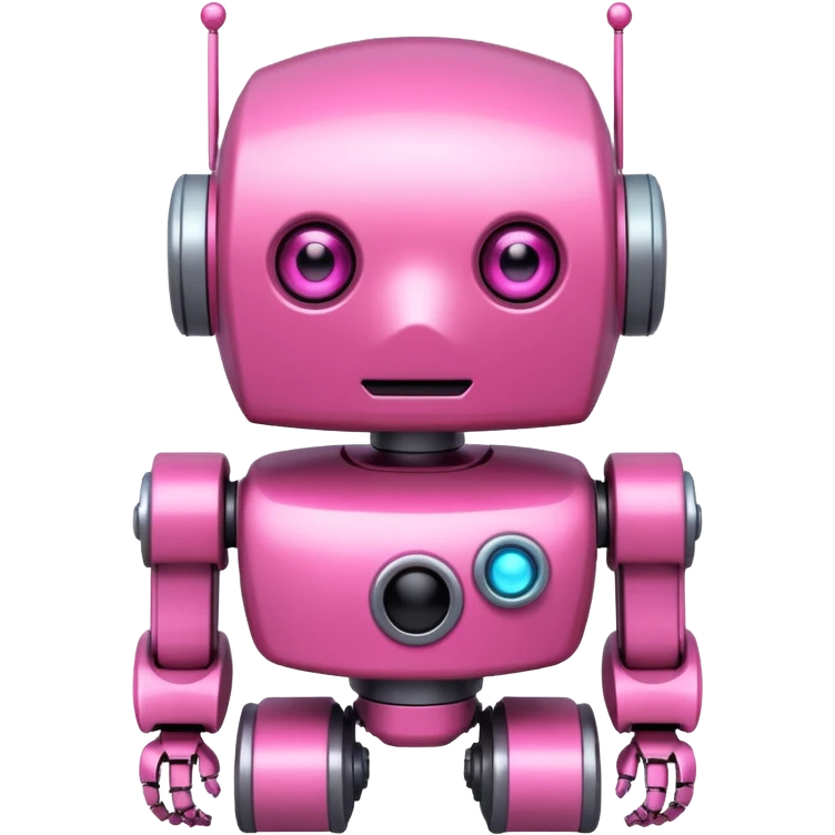 pink robot with 1 eye emoji