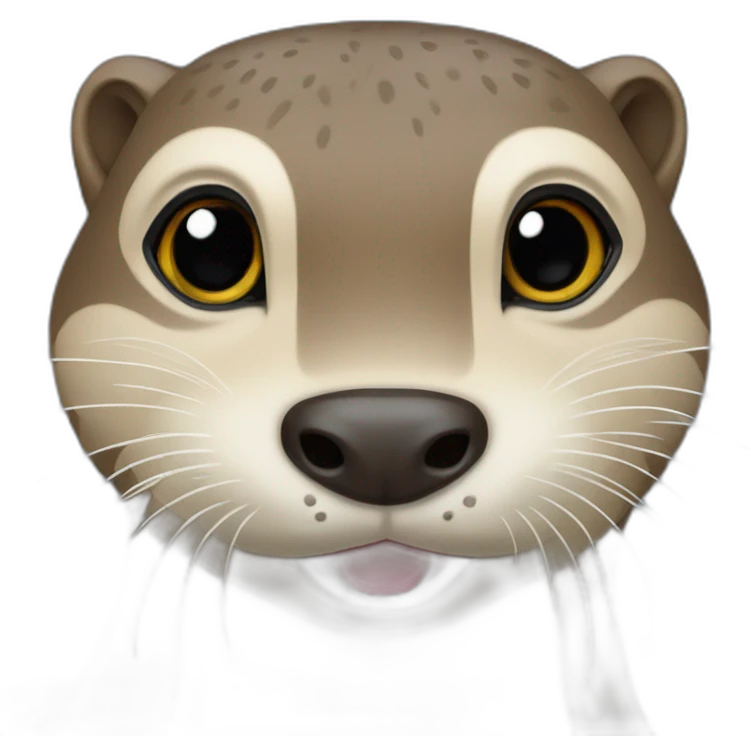 loutre dans l’eau emoji