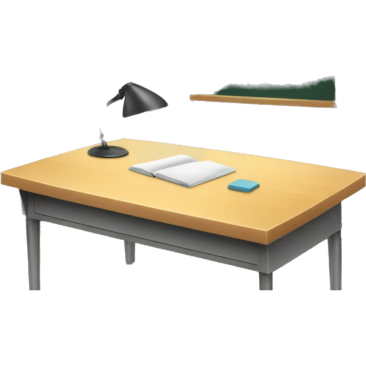 college classroom desk emoji