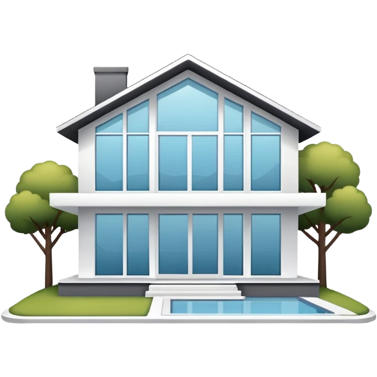 modern house  emoji