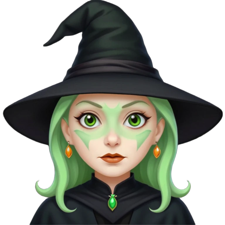 Halloween witch emoji