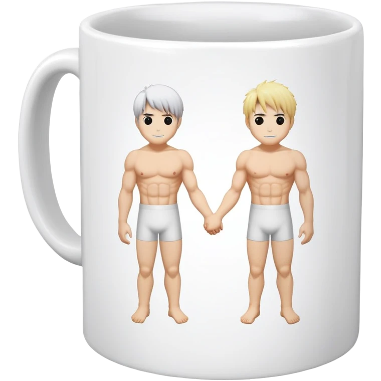 in the mug half of kaneki ken's body and the other half of billy herrington's emoji
