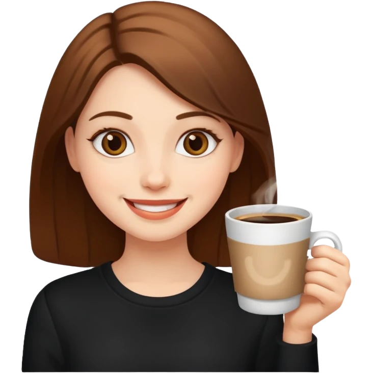GIRLS WITH COFFEE emoji