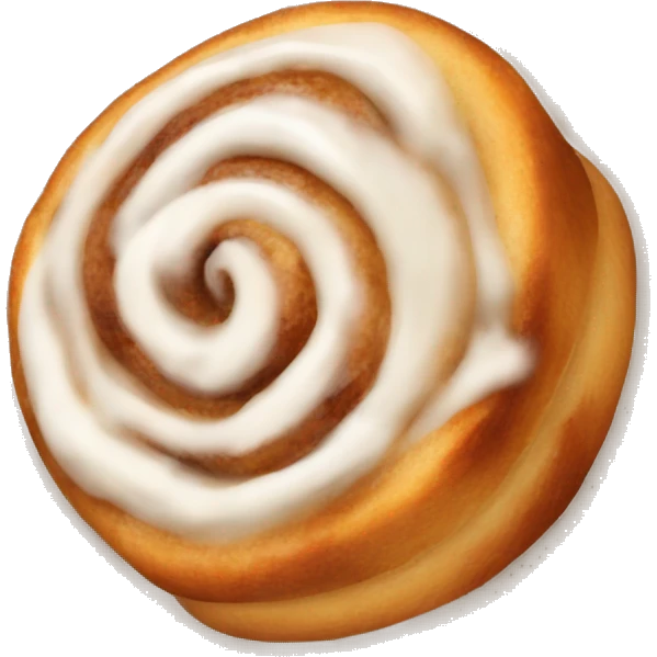 Cinnamon roll emoji