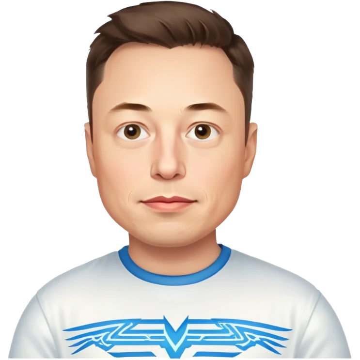 Elon in the vyshyvanka shirt emoji