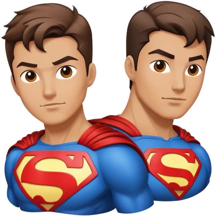 superhero with growth powers in basic form emoji