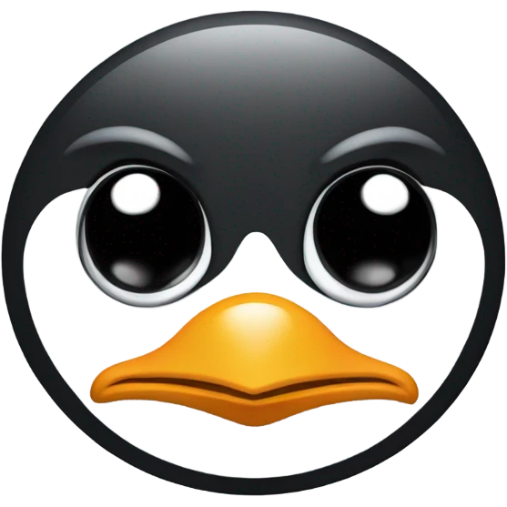 Put this head on a penguin emoji