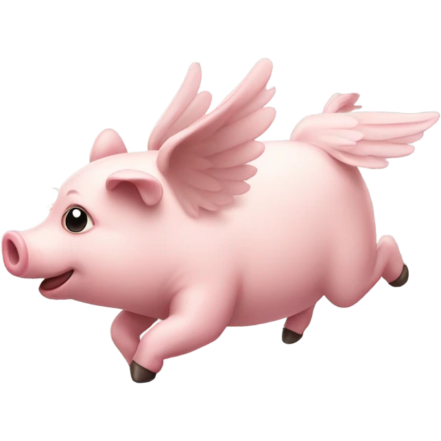Flying pig emoji
