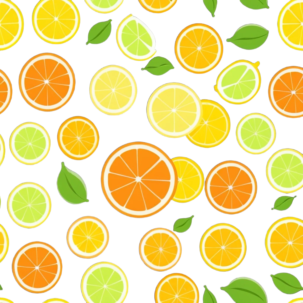 fresh citrus fruits high in vitamin C emoji