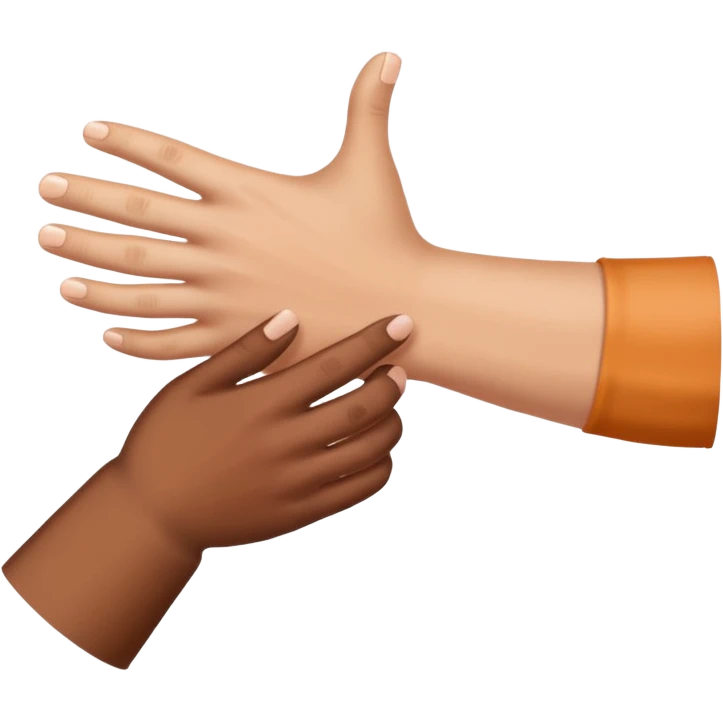 بازوی دو رنگ emoji