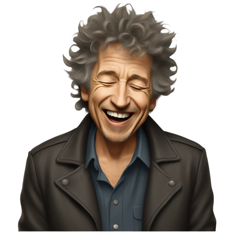 bob dylan laughing emoji