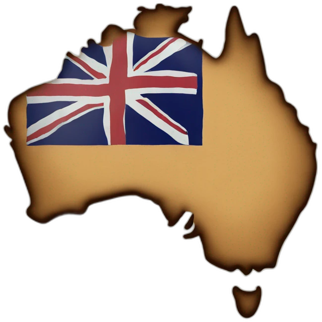 Australia on a map emoji