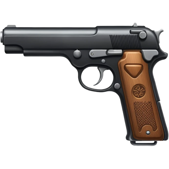 A handgun emoji