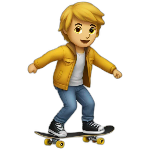 Behavior of skate emoji