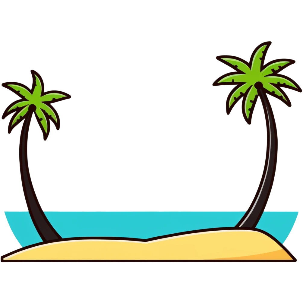 Beach emoji