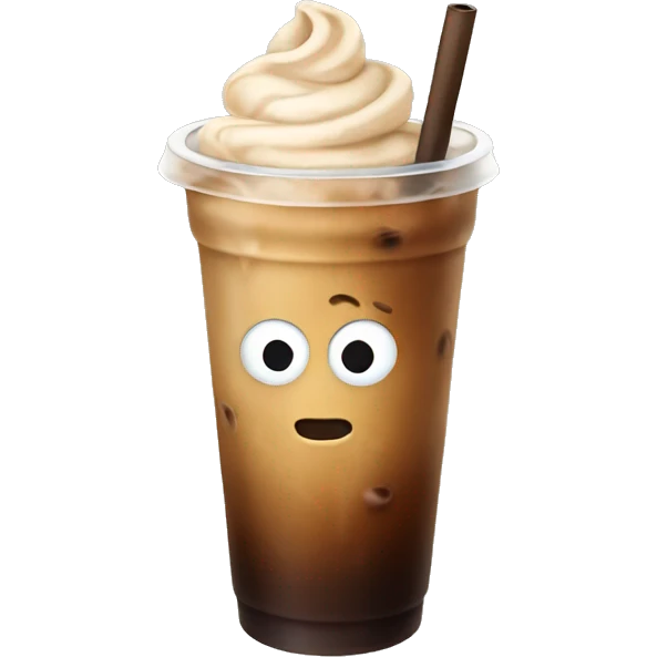 iced coffee emoji