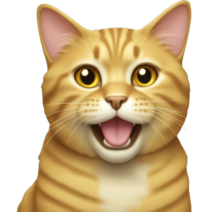 gold shinshilla cat emoji