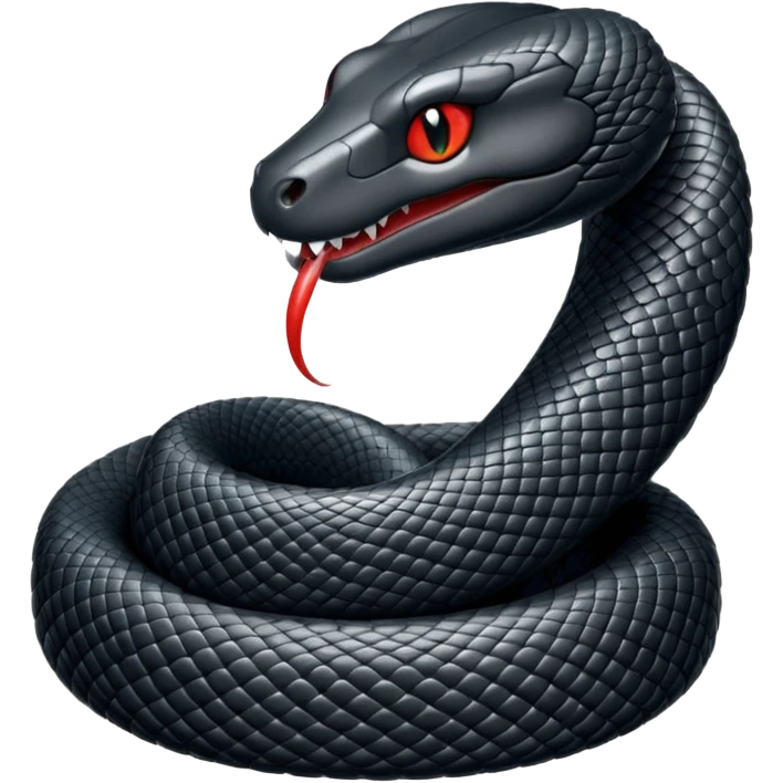 Black snake emoji
