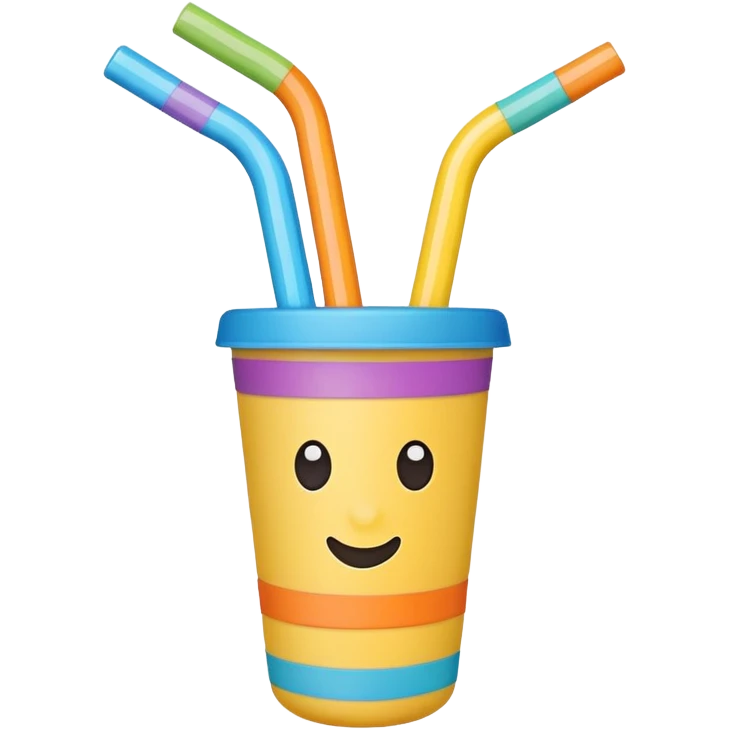 make a cute straw emoji