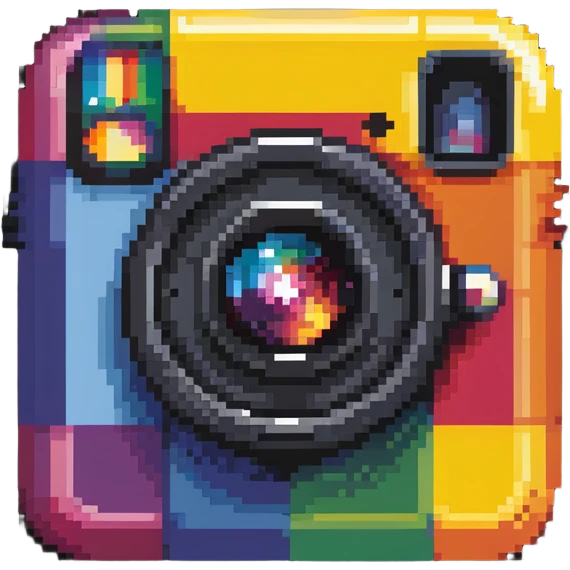 Instagram camera logo emoji