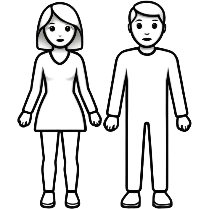 wc symbol man & woman emoji