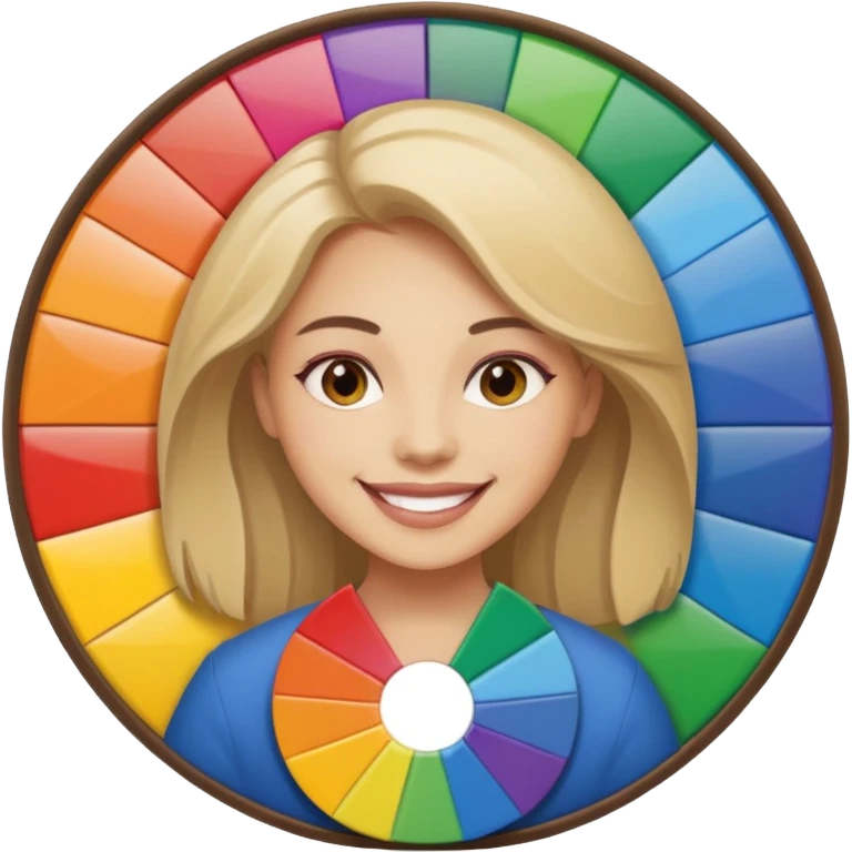 graphic designer , color wheel, photoshop icon emoji