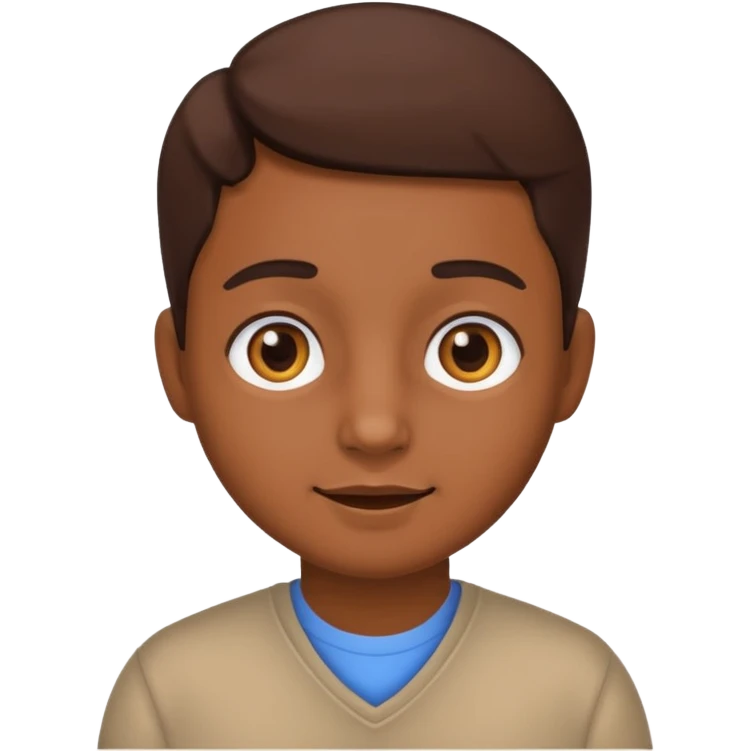 Cute brown emoji