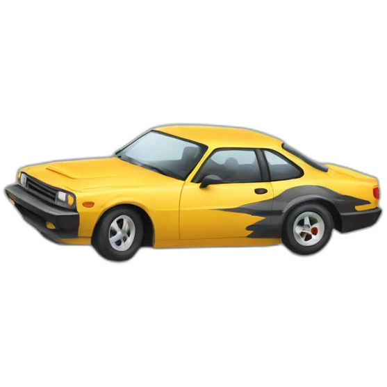 Car drifting emoji