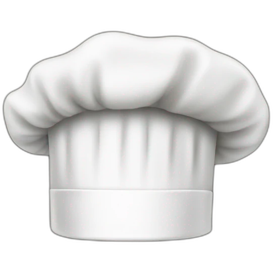 a chef's hat emoji