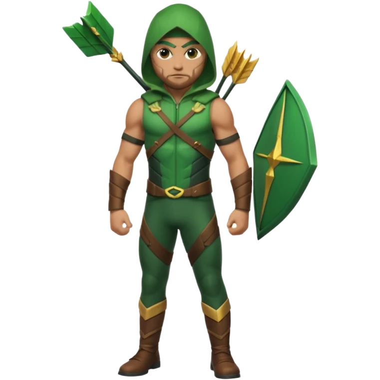 green arrow standing emoji