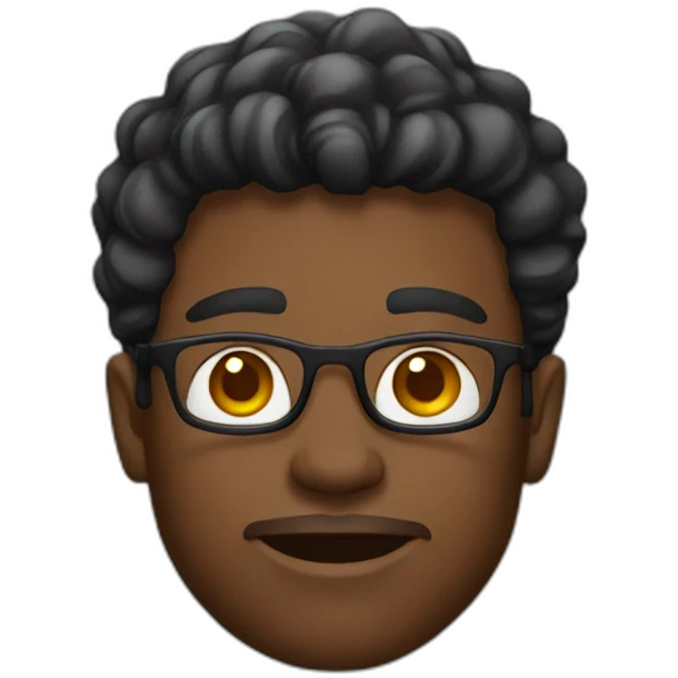 black male UI designer emoji