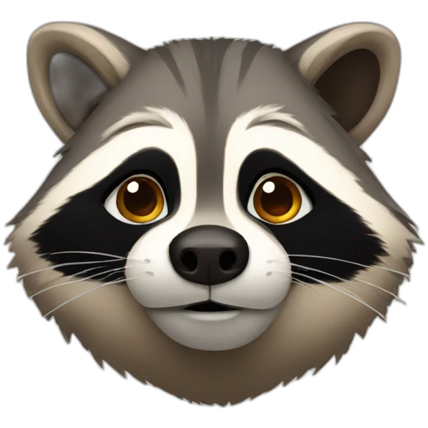 fat raccoon emoji
