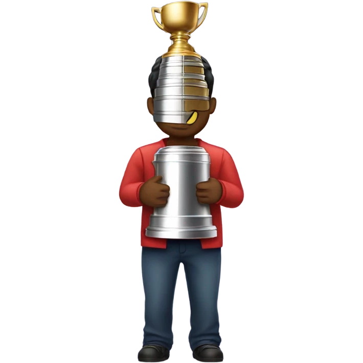 McDonald’s worker with a Stanley cup emoji