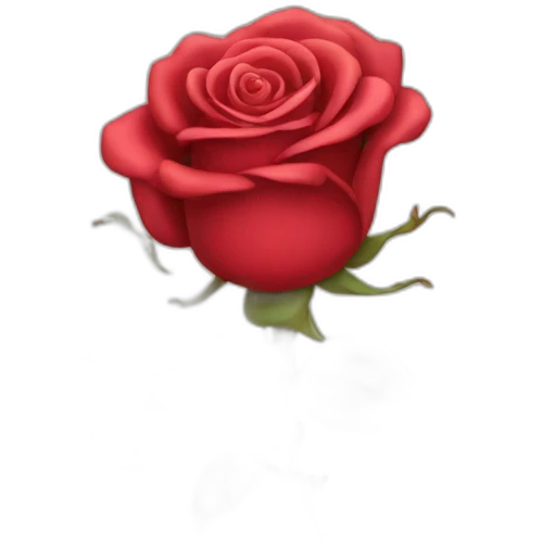 Rose rouge emoji