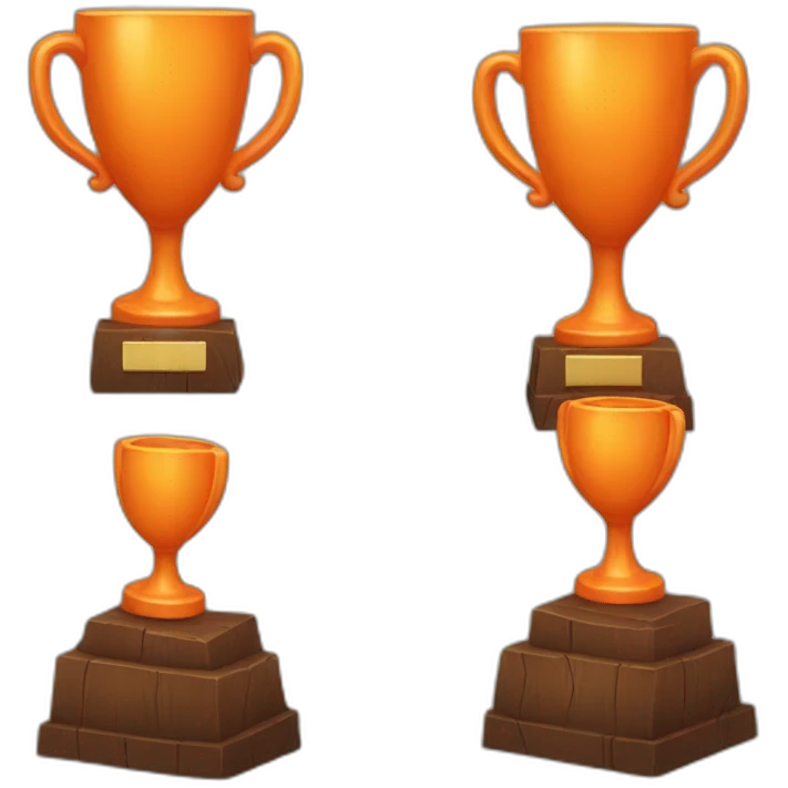 orange trophy emoji