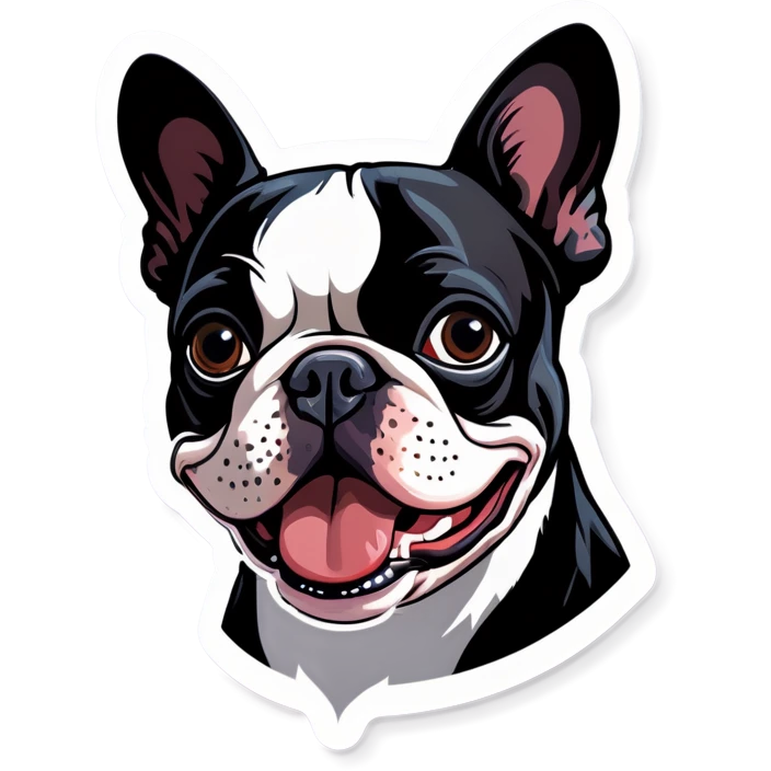 Boston terrier  emoji
