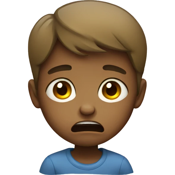 Crying boy emoji