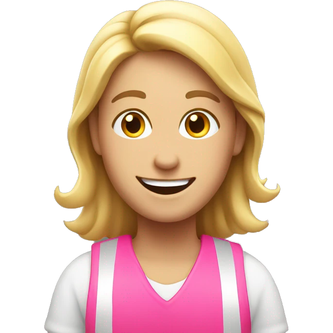 Happy autoservice worker (pink) emoji