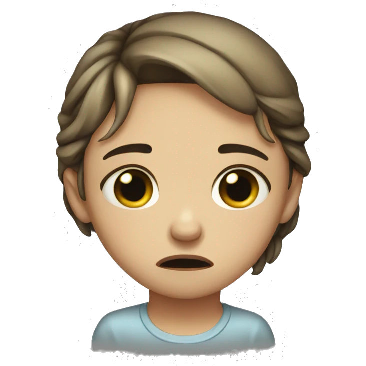 sad girl crying  emoji