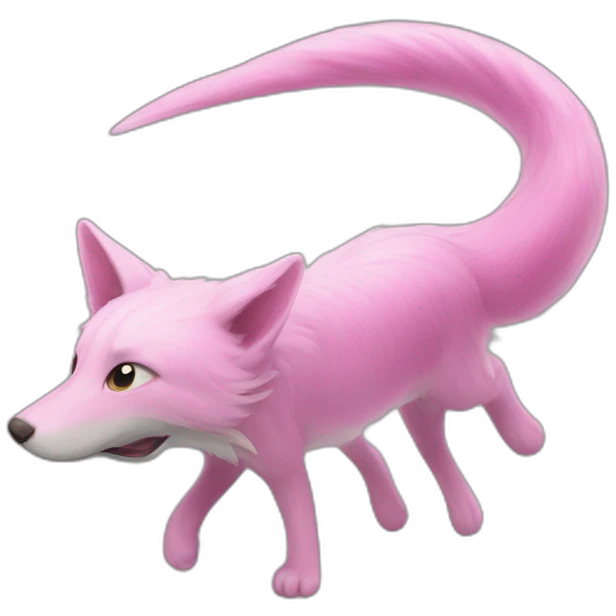 veiny pink tail emoji