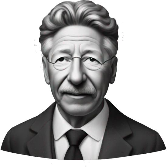 Abraham Maslow as seen on the picture that he is known for in colour emoji