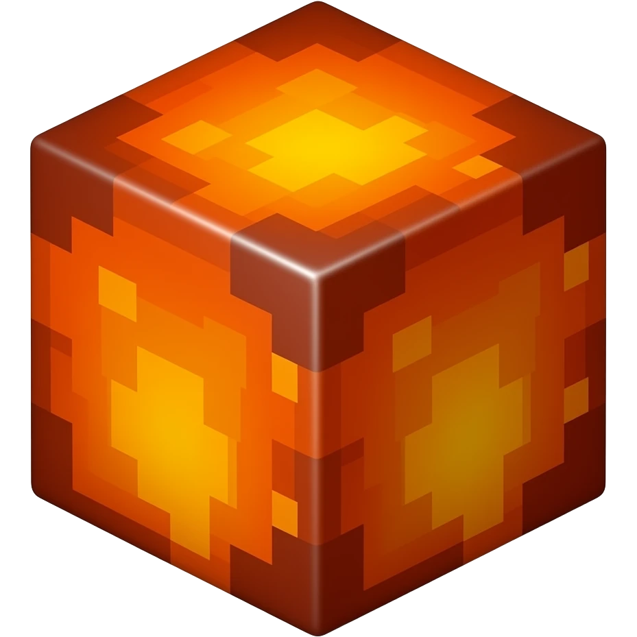 Minecraft magma block emoji